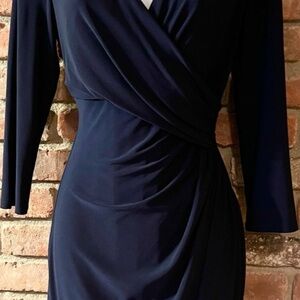 MIDNIGHT BLUE RALPH LAUREN "LAUREN" DRESS